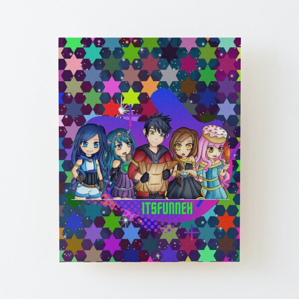 Funneh Cake Mounted Prints Redbubble - itsfunneh roblox escape the amazing kitchen