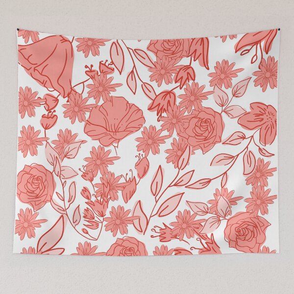 Item preview, peach color flowers designed and sold by crissenshop.