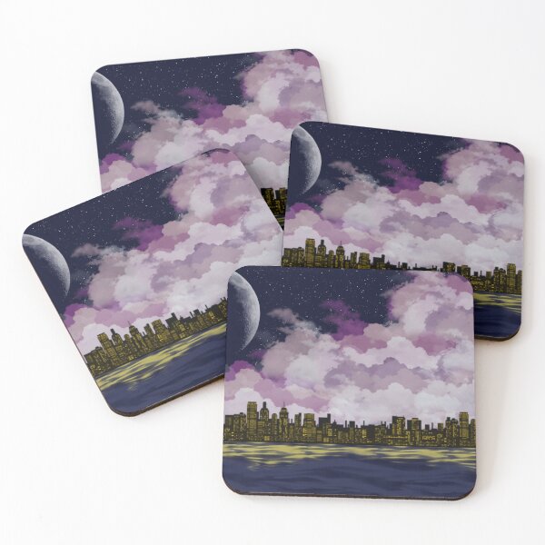 Item preview, Skyline moon  designed and sold by Snackpackarts.