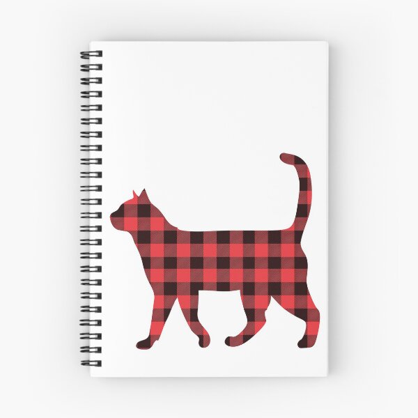 Item preview, Buffalo plaid cat designed and sold by DK-PODsolutions.