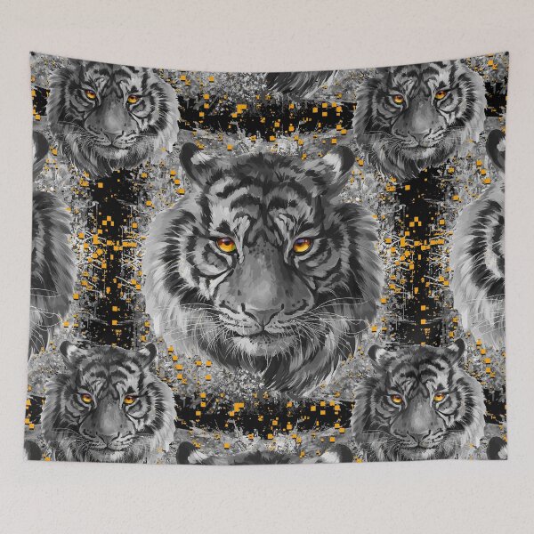 Item preview, Bengal Tiger - Cool Tiger - Siberian Tiger - Orange Tiger eyes designed and sold by BigWildKiwi.