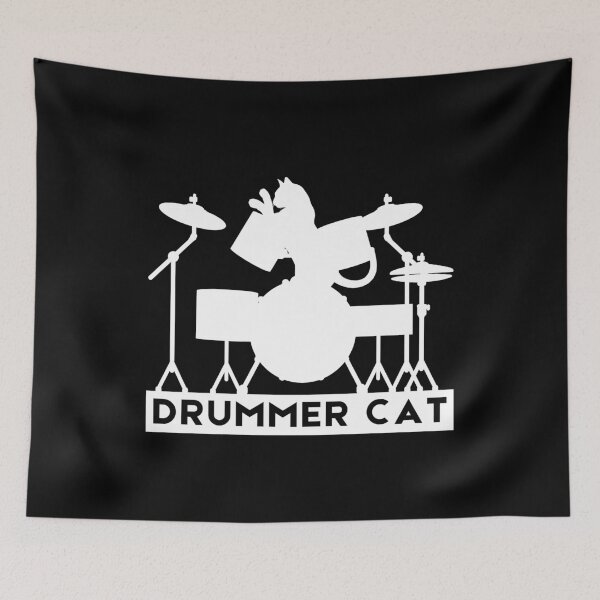 Item preview, Drummer Cat designed and sold by CozyMarket.