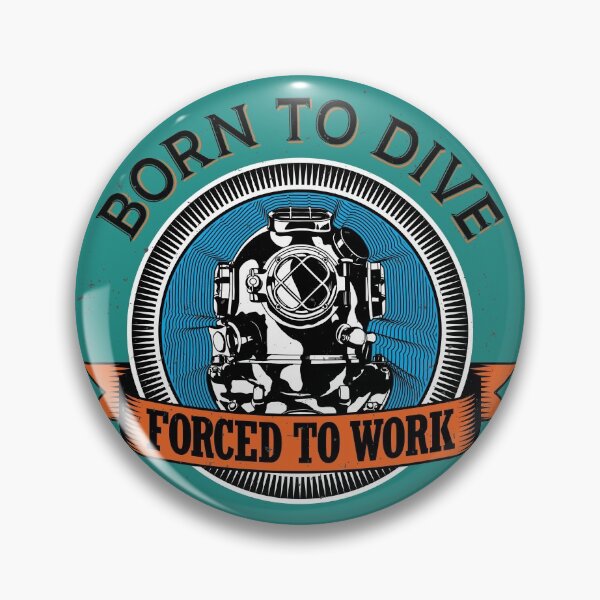 Item preview, Vintage Born to Dive designed and sold by CAsual-Fashion.