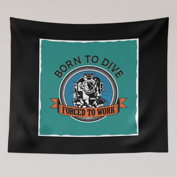Item preview, Vintage Born to Dive designed and sold by CAsual-Fashion.