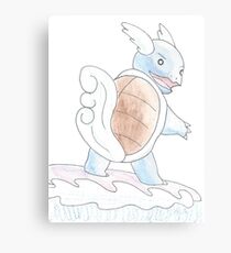 Wartortle Watercolour Canvas Print