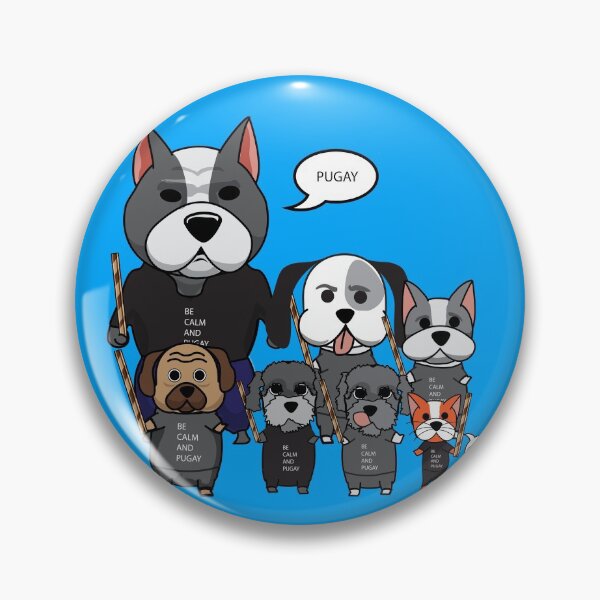 Item preview, be calm and pugay designed and sold by Christopher Cortez.