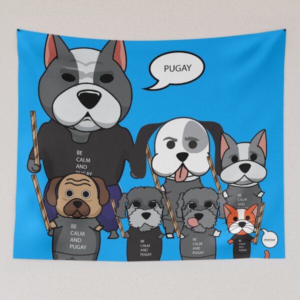 Item preview, be calm and pugay designed and sold by Christopher Cortez.