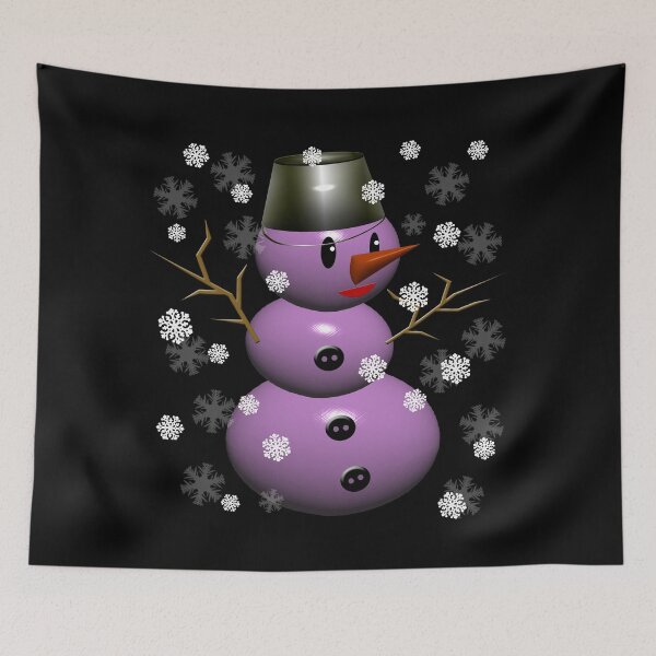 Item preview,  Snowman surrounded by snowflakes  designed and sold by Galina Kostyaeva.