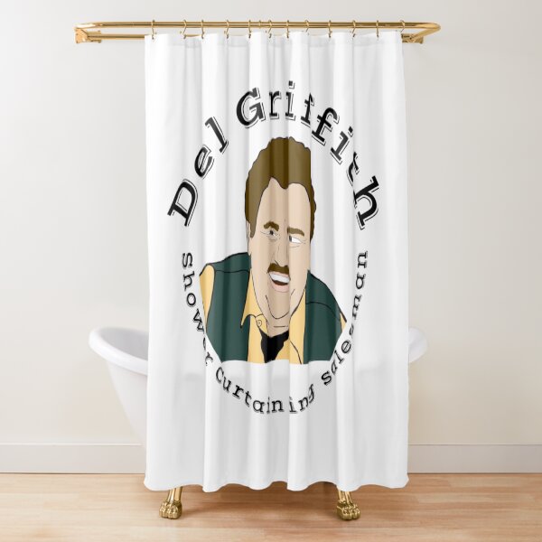 "Del Griffith shower curtain ring salesman " Shower Curtain for Sale by