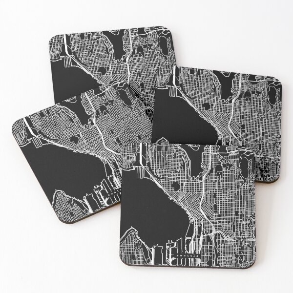 Item preview, Seattle Map designed and sold by RuumService.