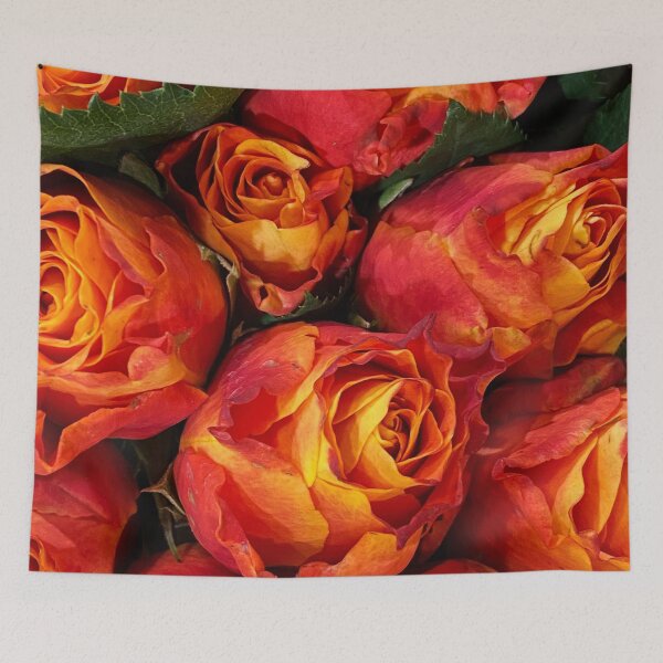 Item preview, Orange and Yellow Roses  designed and sold by Gerhanj.