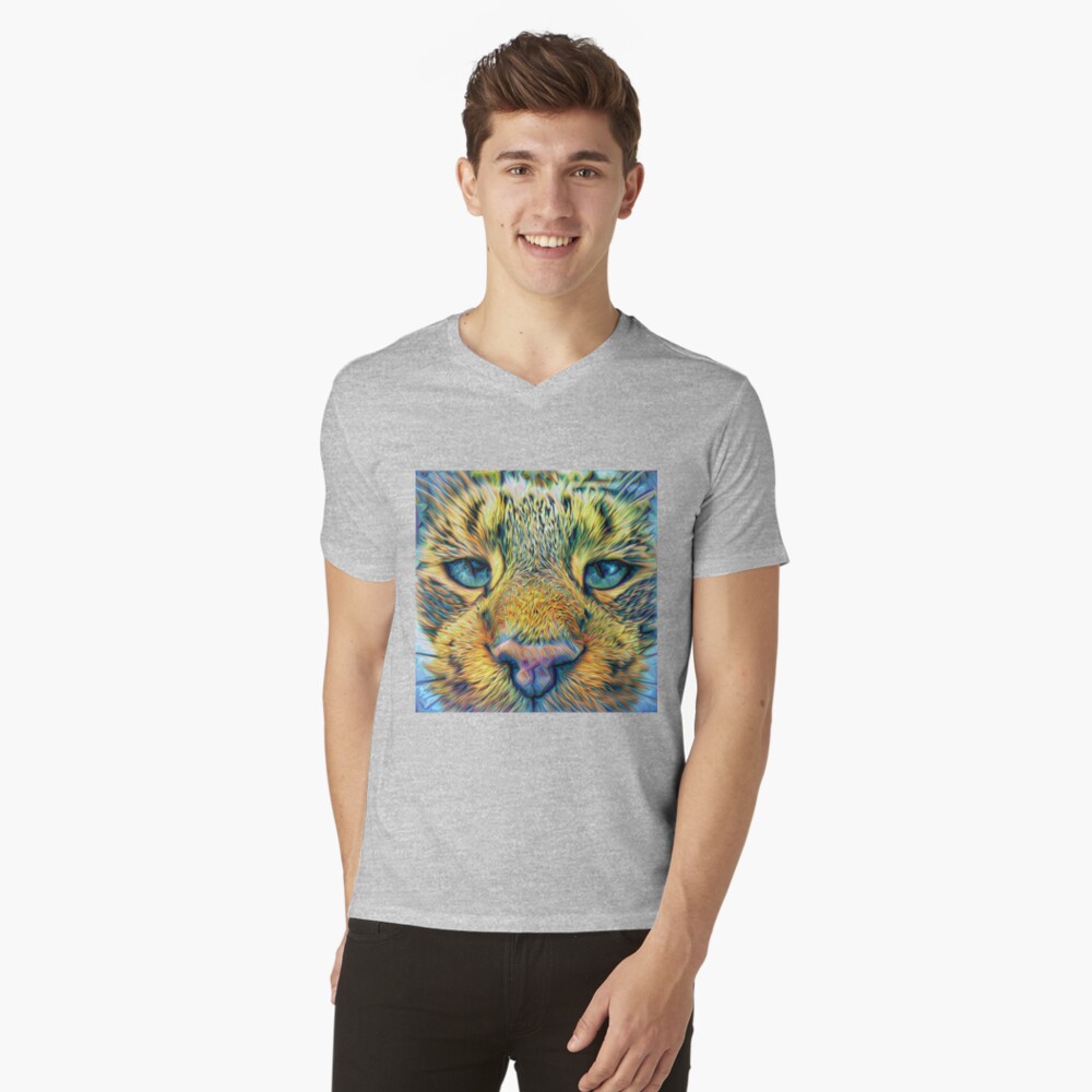 Item preview, V-Neck T-Shirt designed and sold by blackhalt.