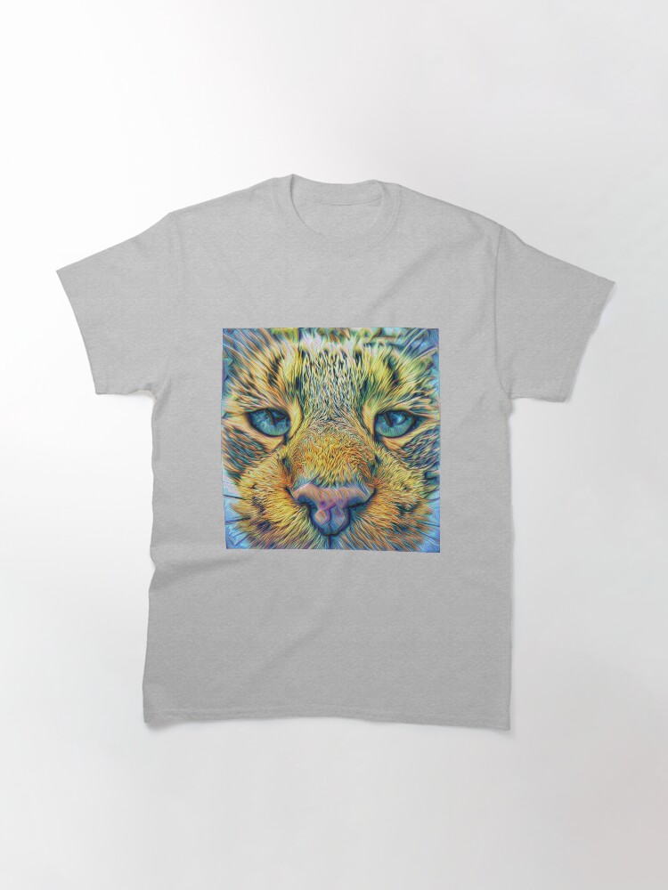 Alternate view of #DeepDreamed Cat Classic T-Shirt