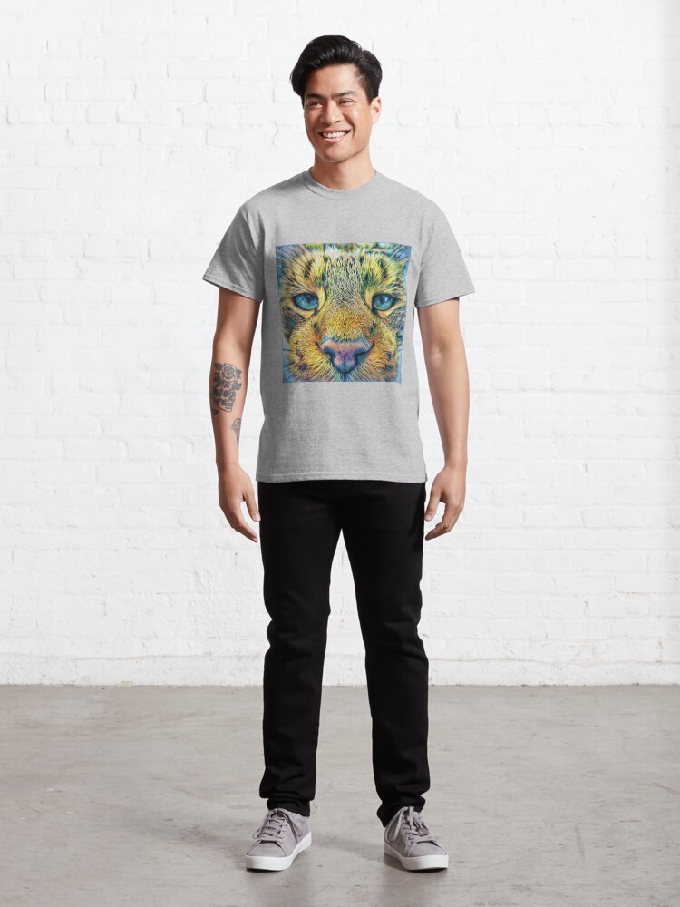 Alternate view of #DeepDreamed Cat Classic T-Shirt