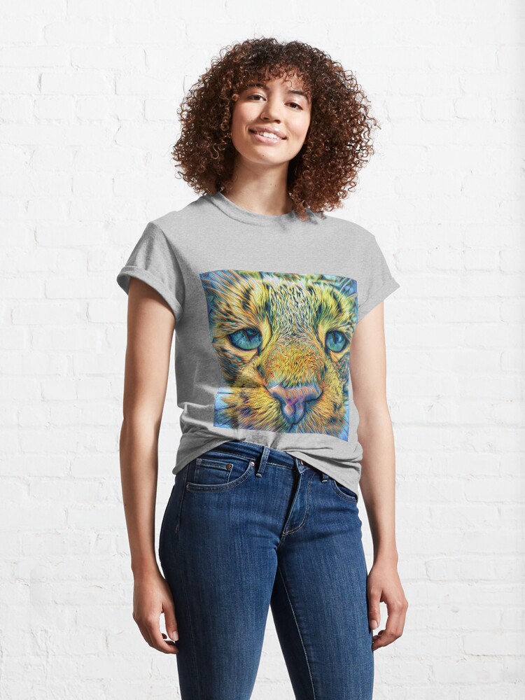 Alternate view of #DeepDreamed Cat Classic T-Shirt