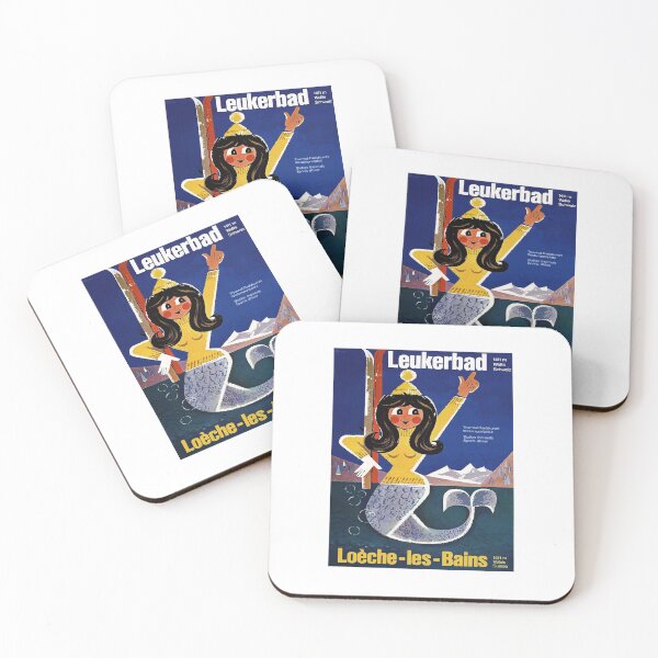Item preview, retro iconic Leukerbad designed and sold by CorasPosters.