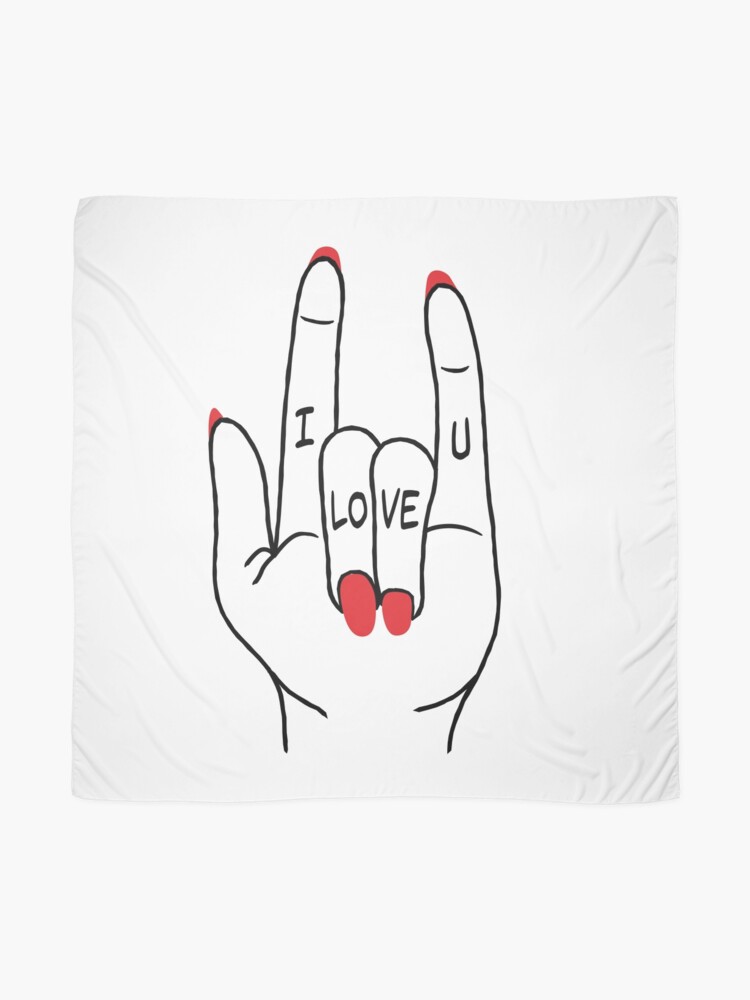 Devil Horns Sign | Heavy Metal Hand Gesture Music Beach Towel by Anziehend  | Society6