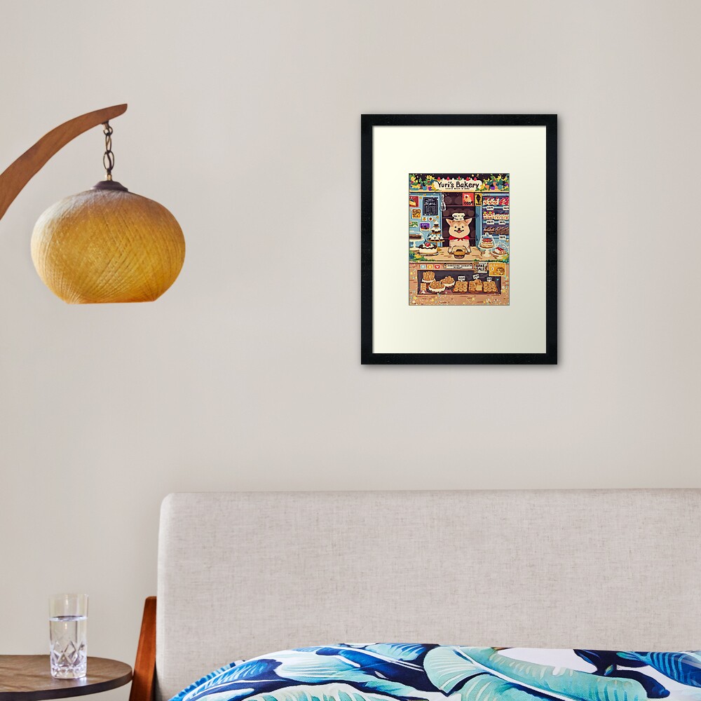 Item preview, Framed Art Print designed and sold by yogurtpan.