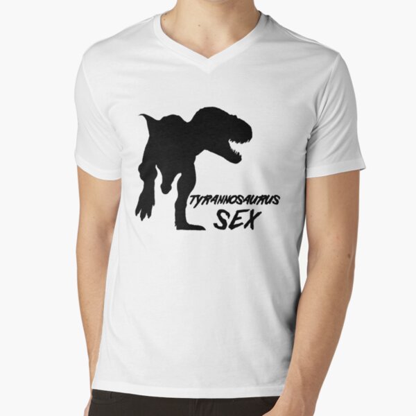 Tyrannosaurus Sex V-Neck T-Shirt