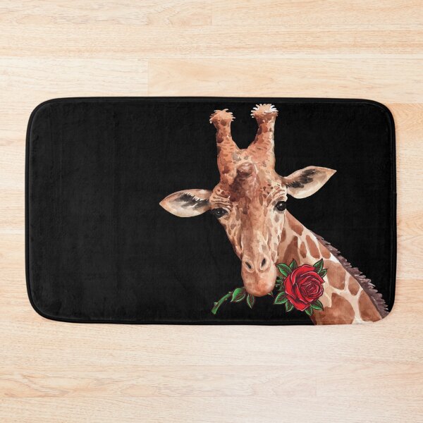 Item preview, Giraffe holding rose designed and sold by My-Best-Life.