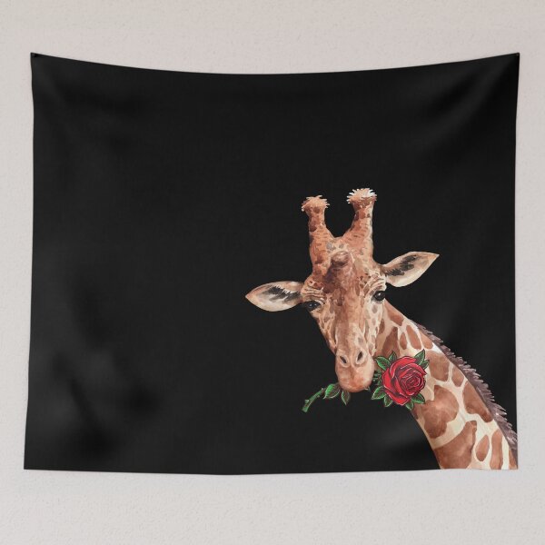 Item preview, Giraffe holding rose designed and sold by My-Best-Life.