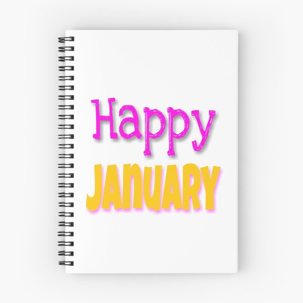 Item preview, Happy January print  designed and sold by 59SHOP24.