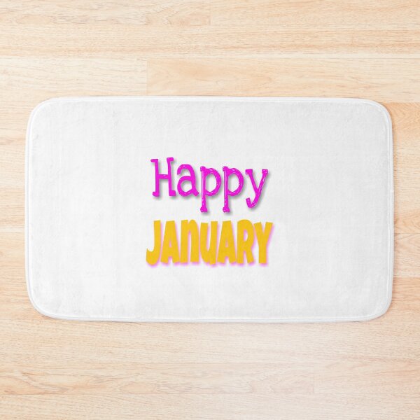 Item preview, Happy January print  designed and sold by 59SHOP24.