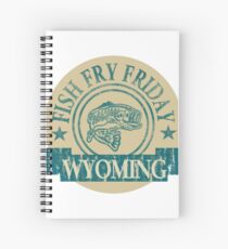 WYOMING FISH FRY Spiral Notebook