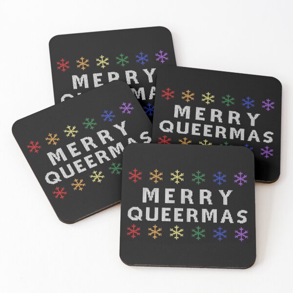 Item preview, Merry Queermas Ugly Sweater (Rainbow) designed and sold by Queerdelion.