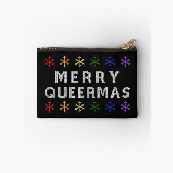 Item preview, Merry Queermas Ugly Sweater (Rainbow) designed and sold by Queerdelion.