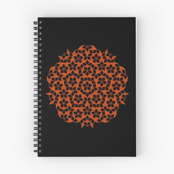 Item preview, Aperiodic tiling - Black and Orange designed and sold by rahilvalani.