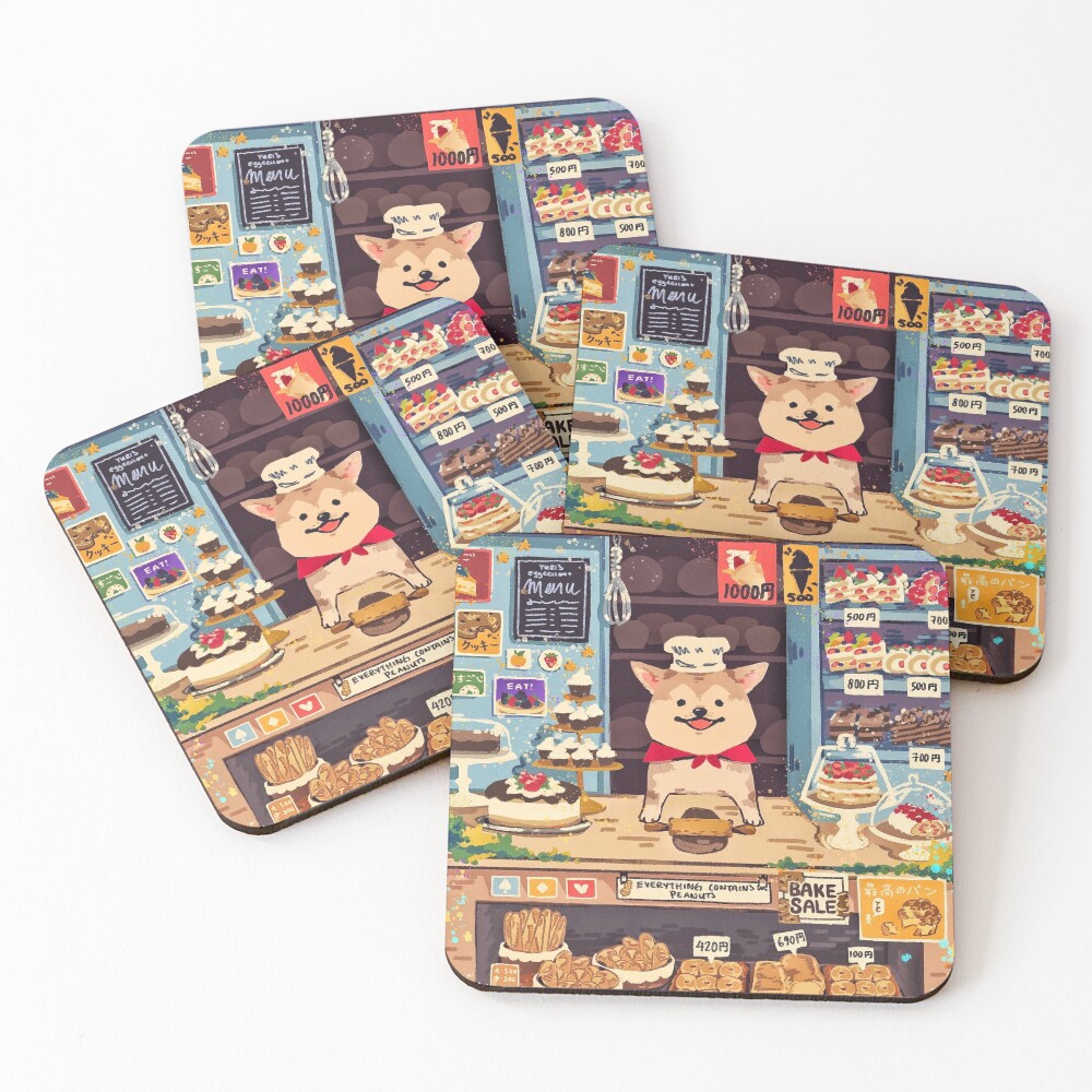 Item preview, Coasters (Set of 4) designed and sold by yogurtpan.