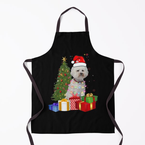 Item preview, Santa Bichon Frise Dog Christmas Tree Light Funny Xmas Dog designed and sold by EmilyPippin.