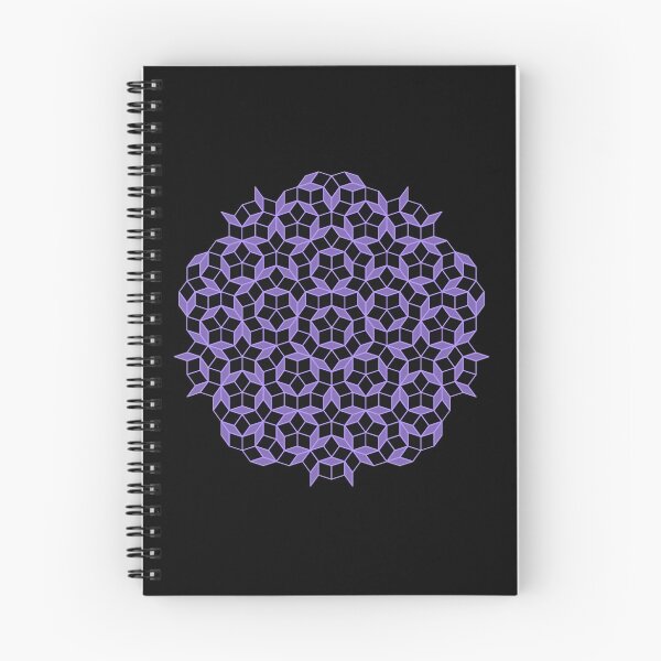 Item preview, Aperiodic tiling - Black and Purple designed and sold by rahilvalani.
