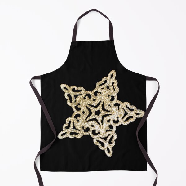 Item preview, Vintage Gold Glitter Star Ornament designed and sold by CoffeeandHope.