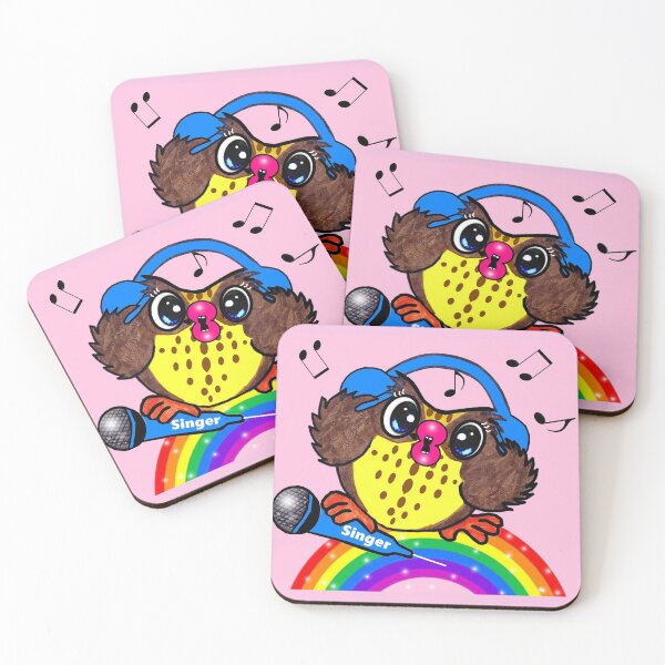 Item preview, Owl singer  designed and sold by Shirley cute art .