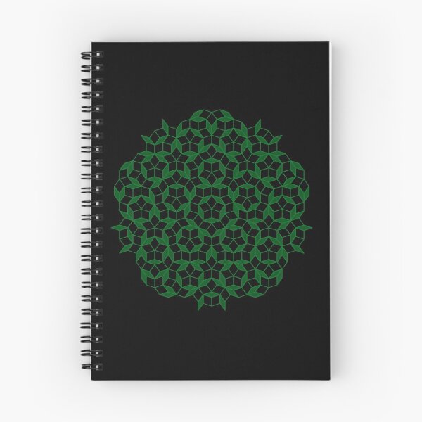 Item preview, Aperiodic tiling - Black and Dark Green designed and sold by rahilvalani.