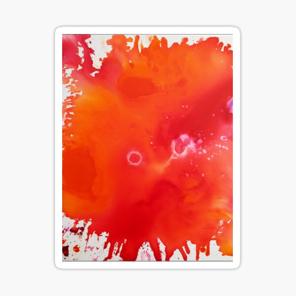 Item preview, Abstracción en rojo Rosina 2 designed and sold by bernd49.