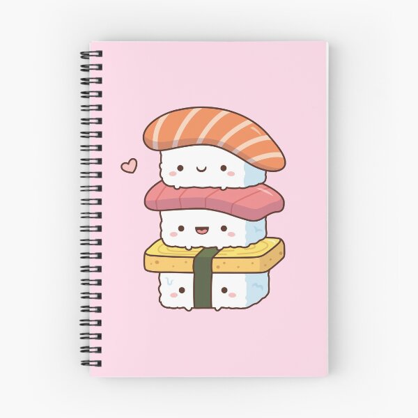 Item preview, Cute Sushi Trio Stack, Kawaii Japanese Food designed and sold by rustydoodle.