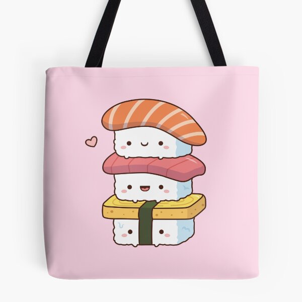Item preview, Cute Sushi Trio Stack, Kawaii Japanese Food designed and sold by rustydoodle.