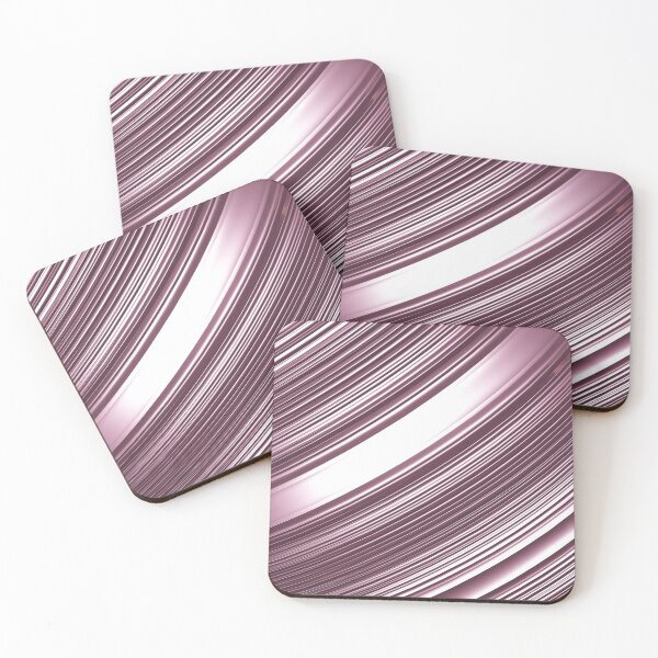 Item preview, Pink metallic stripes with a shine designed and sold by SimplyAdrienne.