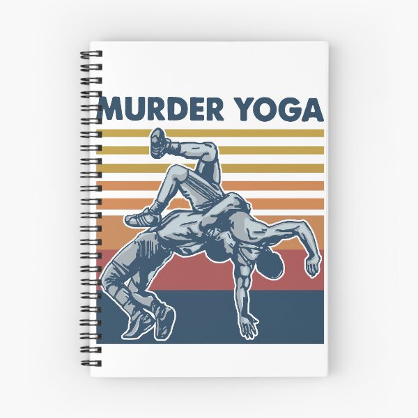 Item preview, Wrestling Murder Yoga Vintage Funny Gift For Wrestler designed and sold by teest2209.