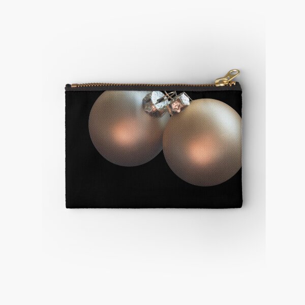 Item preview, Two Gold Christmas Ornaments designed and sold by CoffeeandHope.