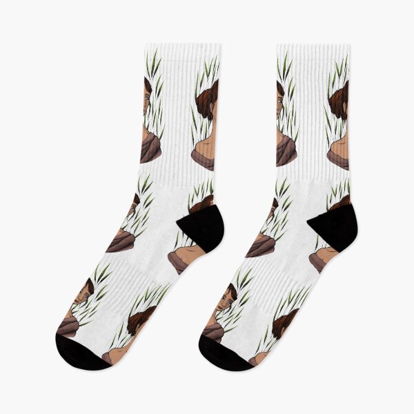 Item preview, Girl with palm leaves designed and sold by Between Clouds.
