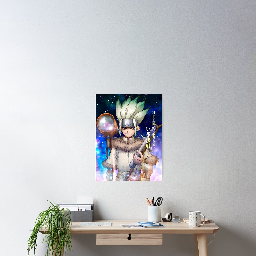 4k Dr Stone Stone Wars Senku Ishigami Poster By Otakuparadise11 Redbubble 4k Dr Stone Stone Wars Senku Ishigami Poster By Otakuparadise11 Redbubble