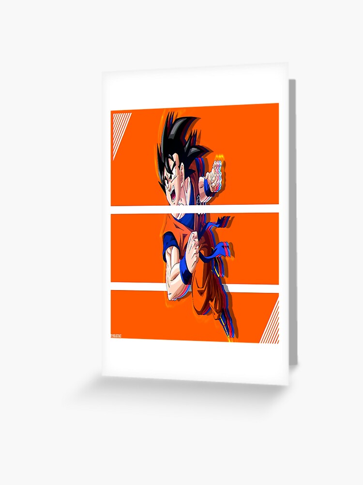 Goku SSJ Blue Greeting Card for Sale by Aristote