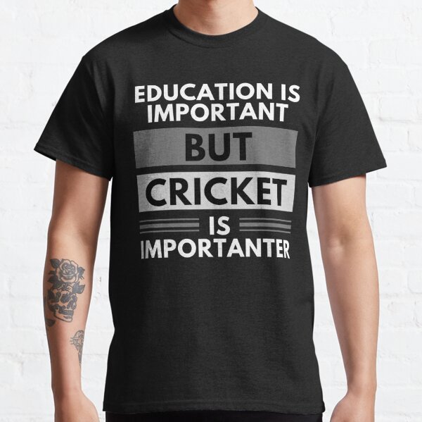 For all those Music & Cricket Fans Funny Cricket T-Shirt L Wicket Maiden 