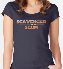 SCAVENGER SCUM Women's Fitted Scoop T-Shirt