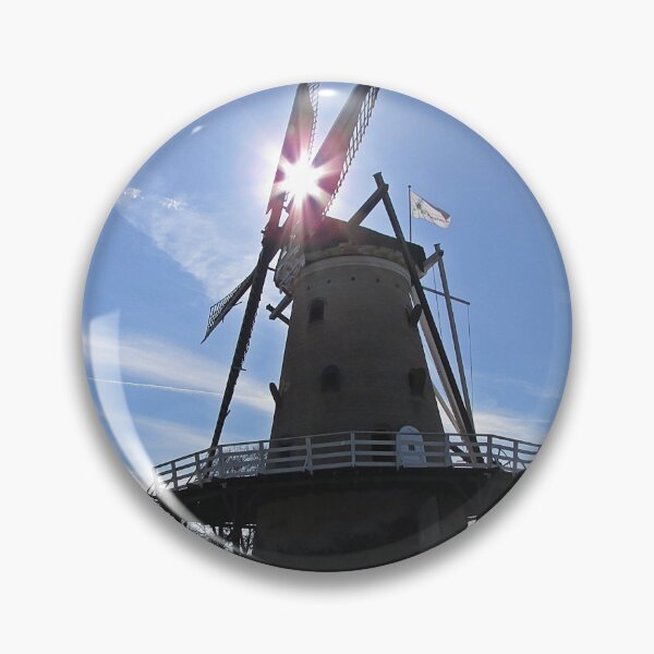 Item preview, Traditional Dutch windmill, "De Windhond" in the city of Soest, The Netherlands designed and sold by Anita van Gendt.
