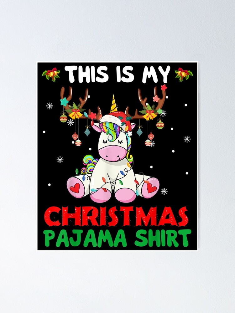 All i want for discount christmas is a unicorn pajamas